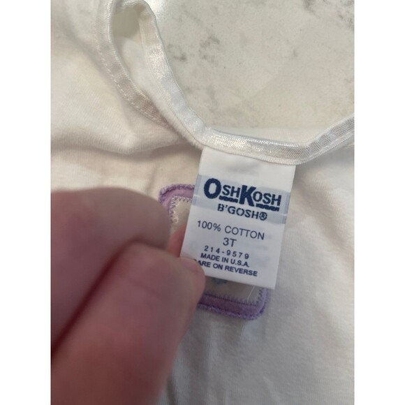 Osh Kosh 3D moving Image 3T T-shirt Butterfly Flower VINTAGE VTG Short Sleeve - Picture 6 of 6